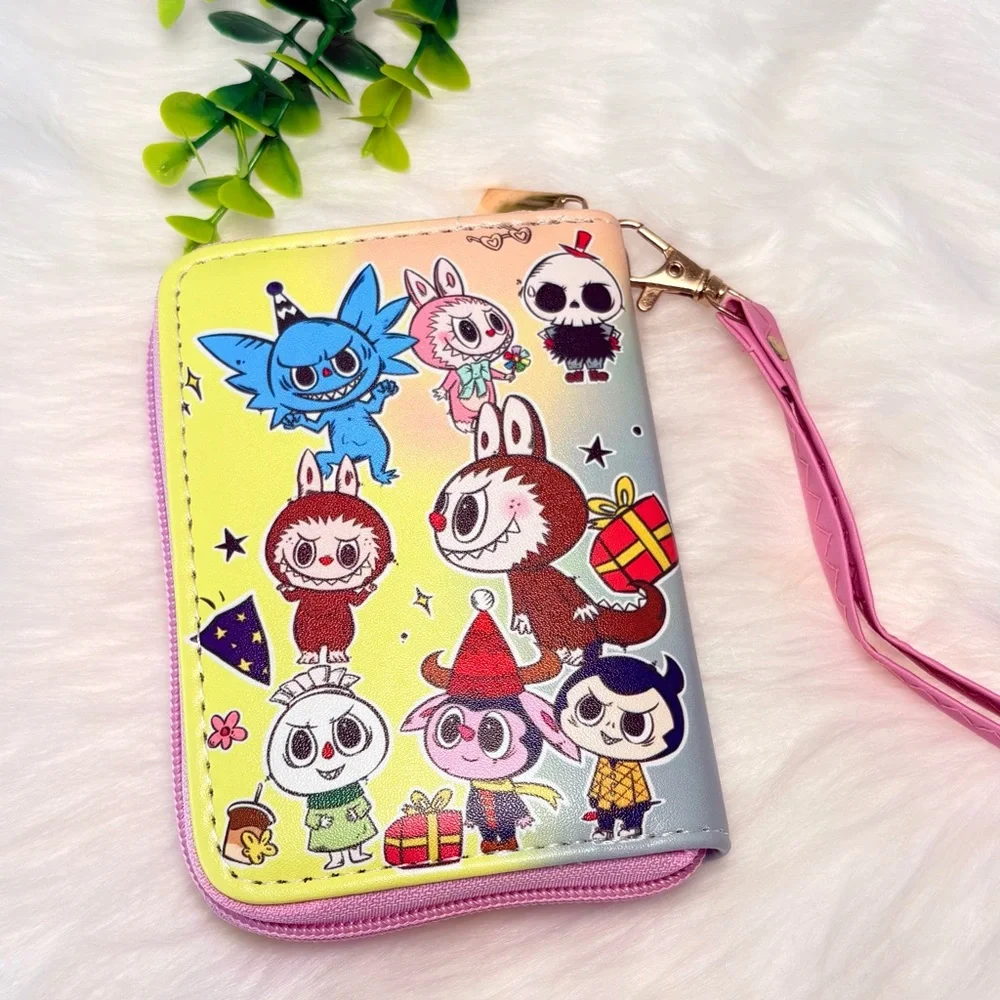 Monster Characters Zippy Wallet with‎ Wrist Strap